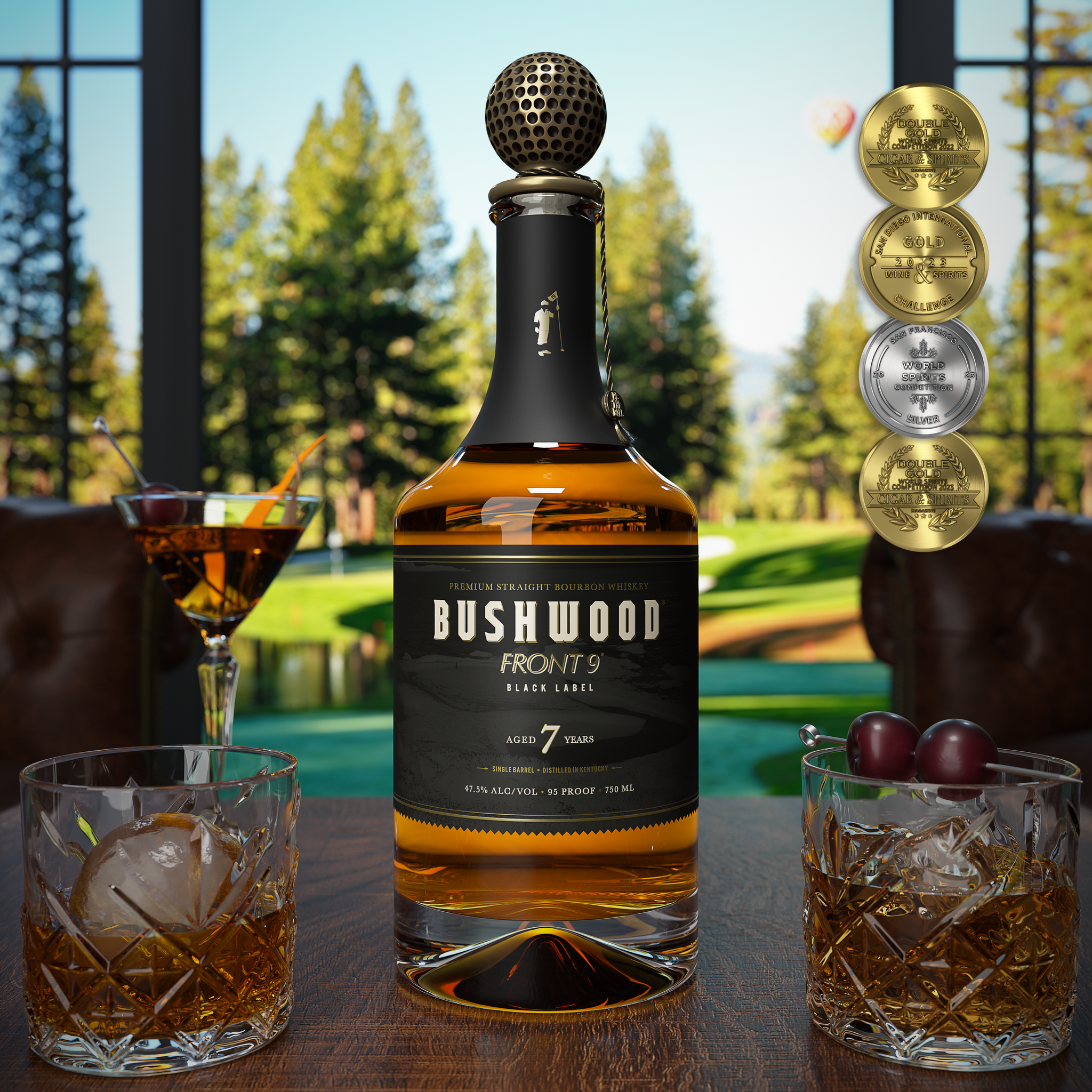Bushwood Front 9 - 7 Year Single Barrel Bourbon – Bushwood Spirits Bushwood Front 9 - 7 Year Single Barrel Bourbon – Bushwood Spirits
